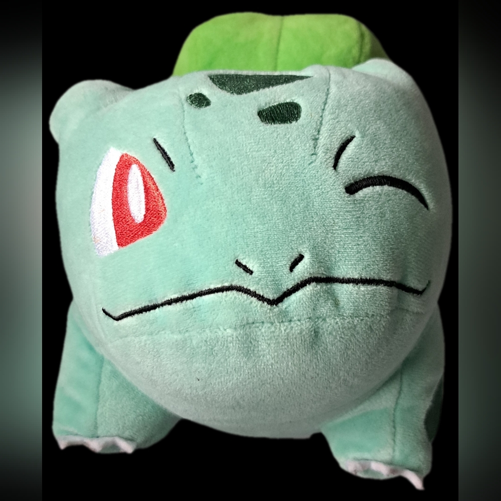 Pokemon Bulbasaur Plush Toy - Green and Red